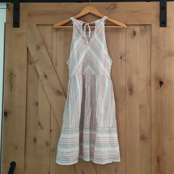 ALTAR’D STATE Striped Halter Dress Size S - Picture 2 of 4